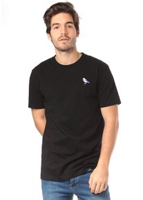 Cleptomanicx, Herren Embro Gull T-Shirt, Schwarz