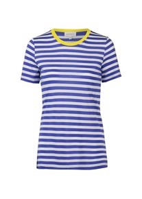 armedangels, Damen T-Shirt 'Lidaa', Blau / Weiß