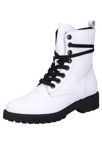 Tamaris, Damen Stiefelette, Schwarz / Weiß