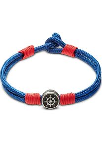 C-Collection, Herren Armband FM410-252, Himmelblau / Hellrot