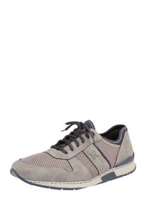 Rieker, Herren Sneaker mit Mesh-Partien, Grau