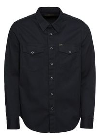 Lee, Herren Hemd 'WORKER WESTERN', Schwarz