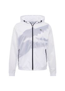 Lacoste, Herren Jacke, Dunkelgrau / Weiß