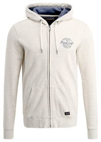 PETROL INDUSTRIES, Herren Sweatjacke, Perlwei&szlig;