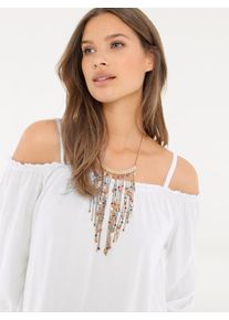 Heine, Damen Carbluse, Wei&szlig;