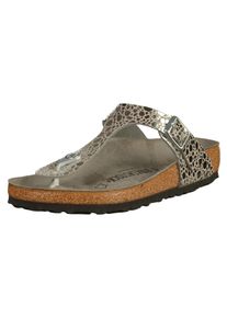 Birkenstock, Damen Zehensteg 'Gizeh', Hellbraun / Dunkelbraun