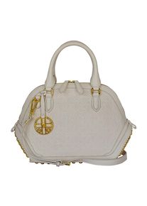 Silvio Tossi, Damen Handtasche, Gold / Weiß