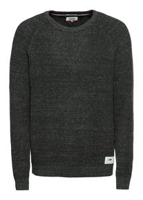 Tommy Jeans, Herren Pullover 'TJM TEXTURAL SWEATER', Dunkelgrau