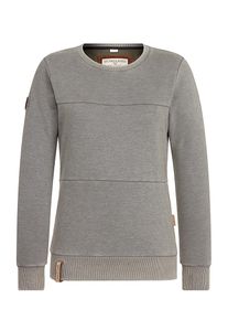 Naketano, Damen Sweatshirt 'Daisy Entenarsch', Graumeliert