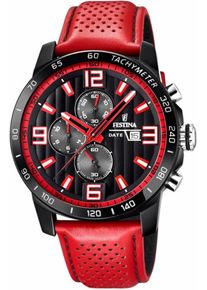 Festina, Herren Chronograph 'F20339/5', Rot / Schwarz