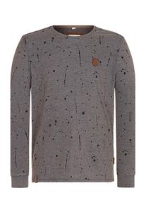 Naketano, Herren Sweatshirt 'Nordschleife made ', Dunkelgrau
