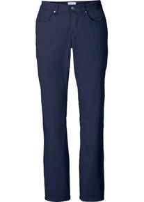 sheego Casual, Damen Basic Stretch-Hose 'Die Bootcut', Marine