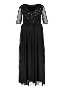 SAMOON, Damen Kleid, Schwarz