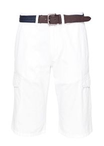 s.Oliver RED LABEL, Herren Bermuda, Weiß