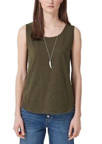 s.Oliver RED LABEL, Damen Flammgarntop, Khaki