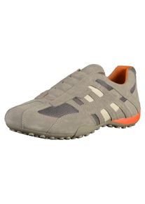 Geox, Herren Sneaker, Beige / Rauchgrau / Dunkelorange