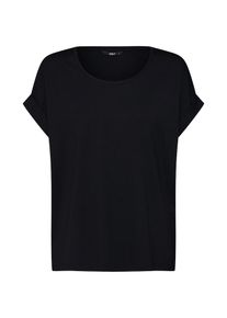 Only, Damen L&auml;ssiges Kurzarm-Shirt, Schwarz
