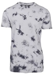 Urban Classics, Herren Shirt 'Batik Tee', Nachtblau / Weiß
