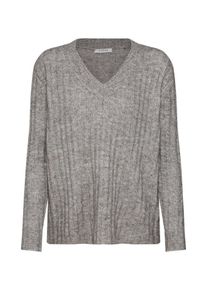 Pieces, Damen Strickpullover 'PCSANNI', Hellgrau