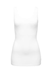 Modström Modström, Damen Basictop mit Baumwollanteil 'Tulla', Weiß