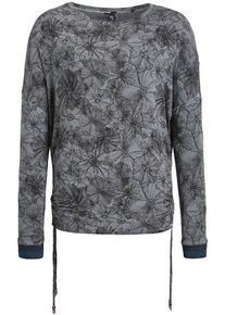 Khujo, Damen Longsleeve 'TADITA AOP', Grau