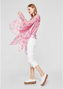 s.Oliver RED LABEL, Damen Poncho, Mischfarben / Dunkelpink