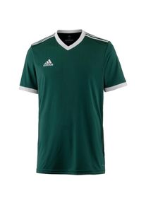 adidas Performance, Herren Funktionsshirt 'TABELA', Dunkelgr&uuml;n / Wei&szlig;