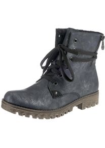 Rieker, Damen Winterstiefeletten, Taubenblau