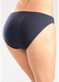 Petite Fleur, Damen Pikee-Slips, Marine / Grau / Weiß