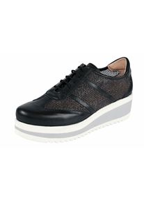 Heine, Damen Sneaker, Schwarz
