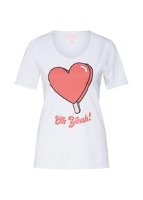 Oh Yeah!, Damen Shirts 'ice heart', Weiß