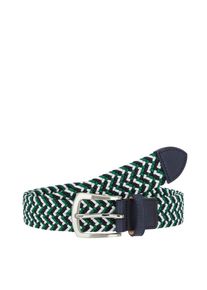 J. Lindeberg J.Lindeberg, Herren G&uuml;rtel 'Hatcher', Nachtblau / Grasgr&uuml;n / Wei&szlig;