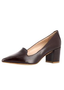 Evita, Damen Pumps, Dunkelbraun