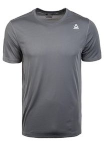 Reebok, Herren Funktionsshirt, Dunkelgrau / Schwarz