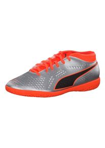 Puma, Herren Fu&szlig;ballschuh 'ONE 4 Syn IT', Orange / Silber