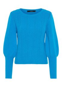 V&eacute;ro Moda VERO MODA, Damen Strickpullover, Neonblau
