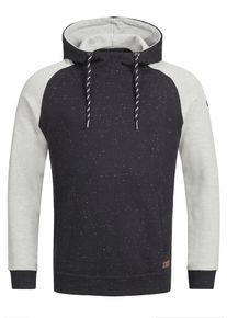 INDICODE JEANS, Herren Sweatshirt 'Ilyes', Schwarz / Weiß
