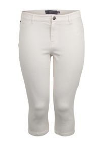 JUNAROSE, Damen Caprihose, Wei&szlig;