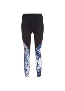 Under Armour, Damen Lauftight 'HeatGear Run True Printed Crop', Schwarz