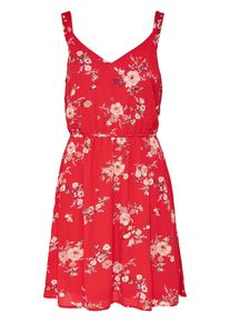 Only, Damen Sommerkleid 'KARMEN', Mischfarben / Rot