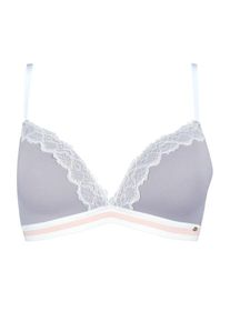 Skiny, Damen BH, Silbergrau / Altrosa / Weiß