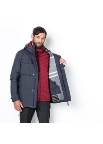 Jack Wolfskin, Herren 3-in-1-Funktionsjacke 'PACIFIC RIM', Nachtblau / Bordeaux