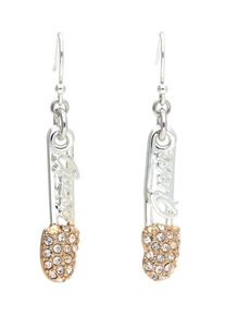 Guess, Damen Ohrhänger 'UBE21108', Apricot / Silber