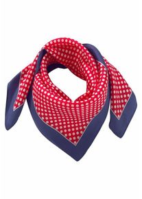 J. JAYZ, Damen Seidentuch, Blau / Rot