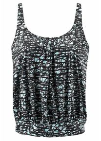 Sunseeker, Damen Tankini-Top 'Magic', Mint / Schwarz / Wei&szlig;