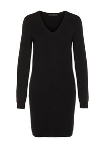 V&eacute;ro Moda VERO MODA, Damen Lang&auml;rmeliges Strickkleid, Schwarz