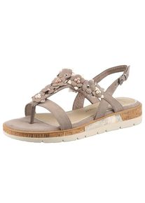 Marco Tozzi, Damen Sandale, Taupe
