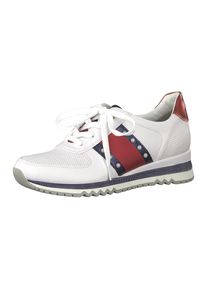 Marco Tozzi, Damen Sneakers, Navy / Rot / Weiß