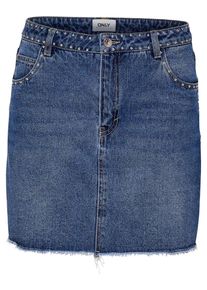 Only, Damen Rock, Blue Denim
