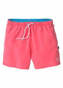 Bugatti, Herren Badeshorts, Aqua / Pink